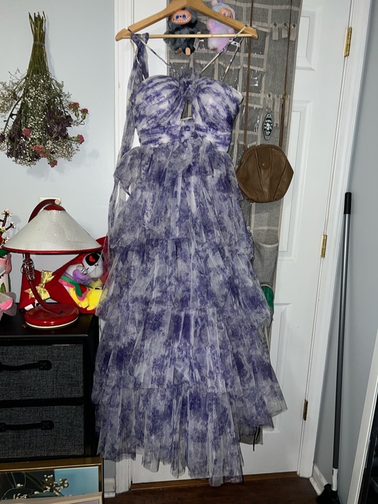 Sherri Hill Dresses & Skirts - Sherri Hill No. 55980 Ivory-Purple Size 4 - read description